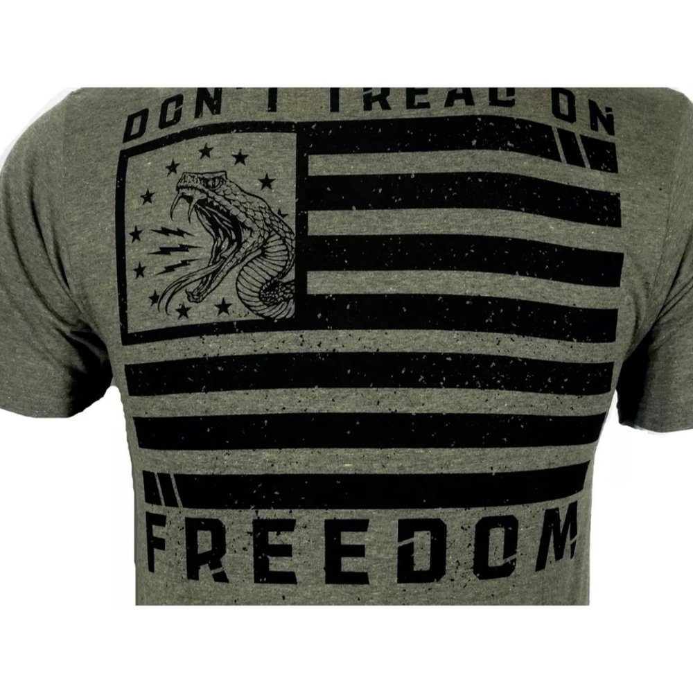 Howitzer Style Men's T-Shirt SNAKE SCREAM Gray Mil - Picture 8 of 10